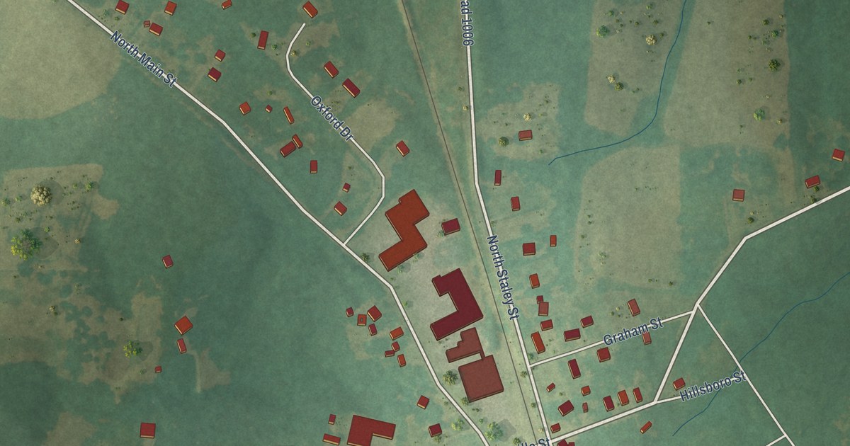 Map of Staley, North Carolina in 2026