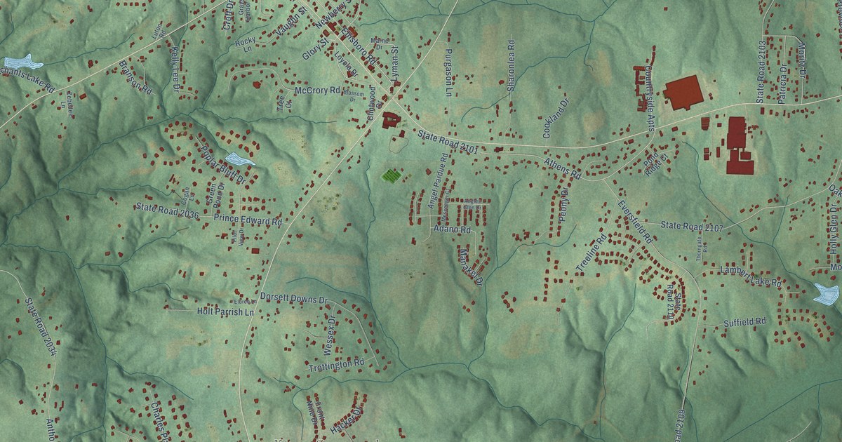 Map of Stokesdale, North Carolina in 2026