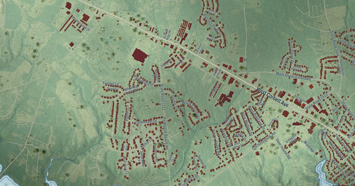 Map of Swansboro, North Carolina in 2026