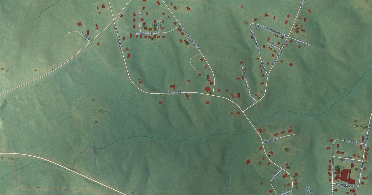 Map of Taylortown, North Carolina in 2026