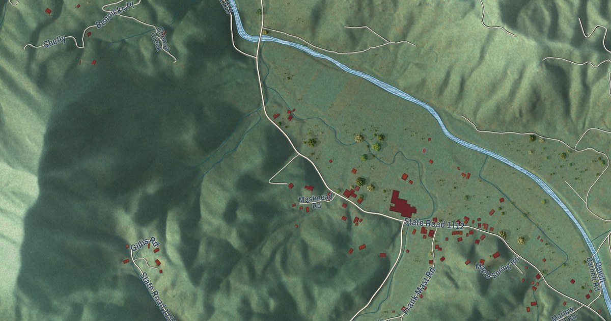 Map of Valle Crucis, North Carolina in 2026