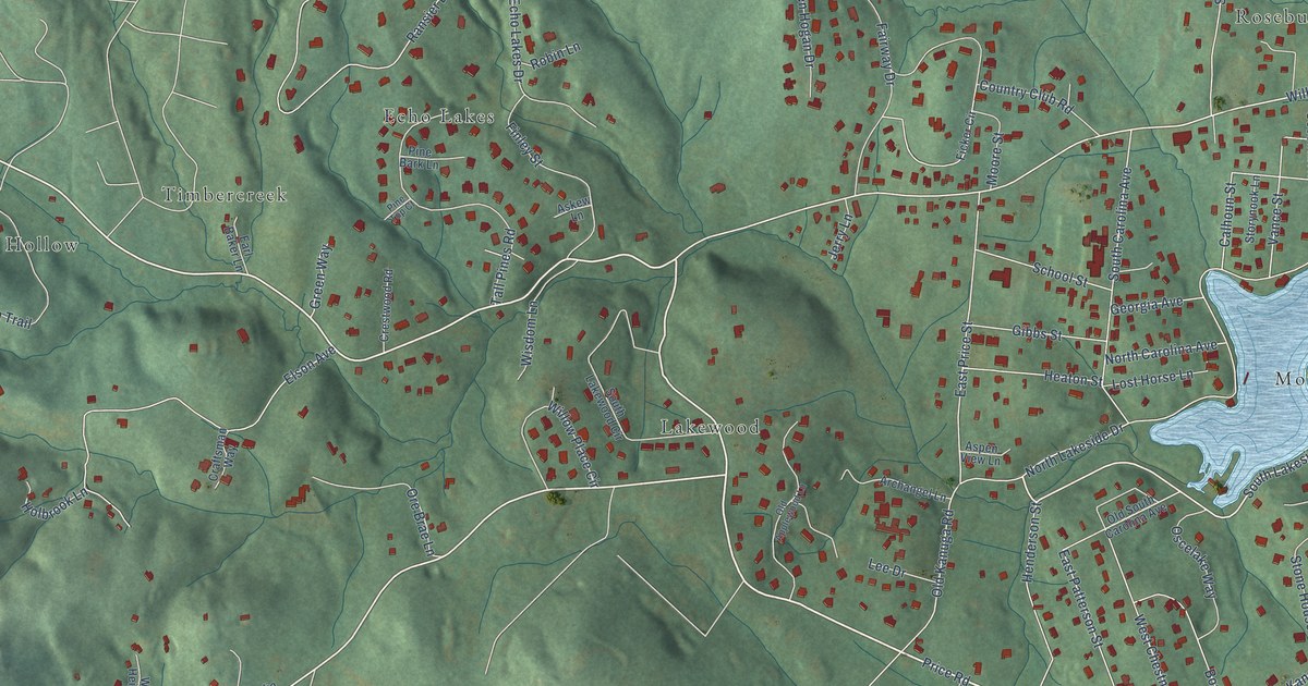 Map of Valley Hill, North Carolina in 2026
