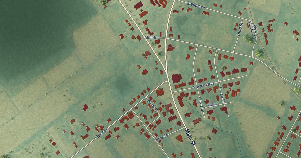 Map of Vanceboro, North Carolina in 2026