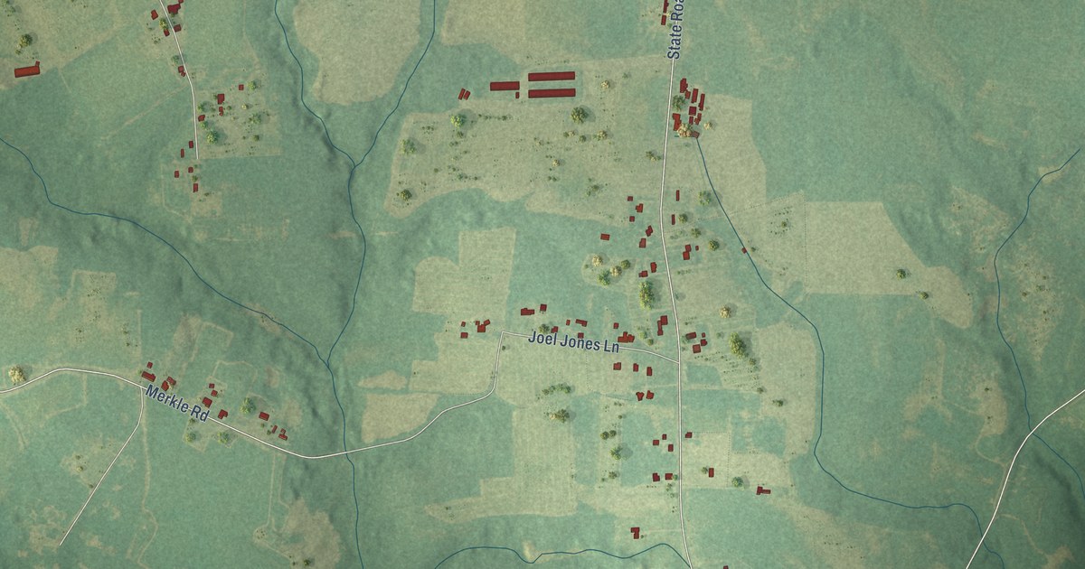 Map of Vann Crossroads, North Carolina in 2026