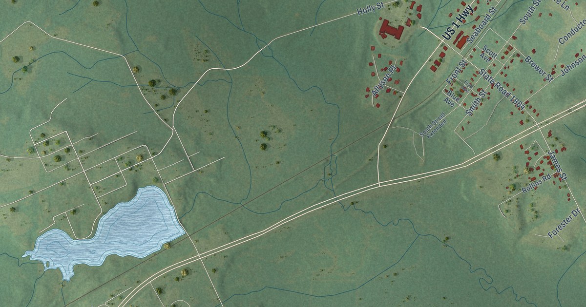 Map of Vass, North Carolina in 2026