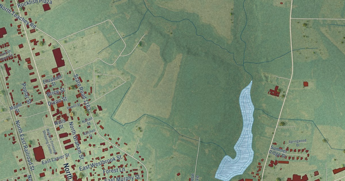 Map of Wallace, North Carolina in 2026