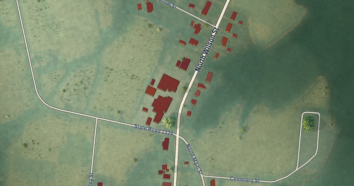 Map of Walstonburg, North Carolina in 2026