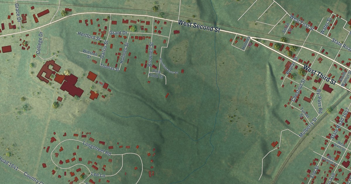 Map of Weldon, North Carolina in 2026