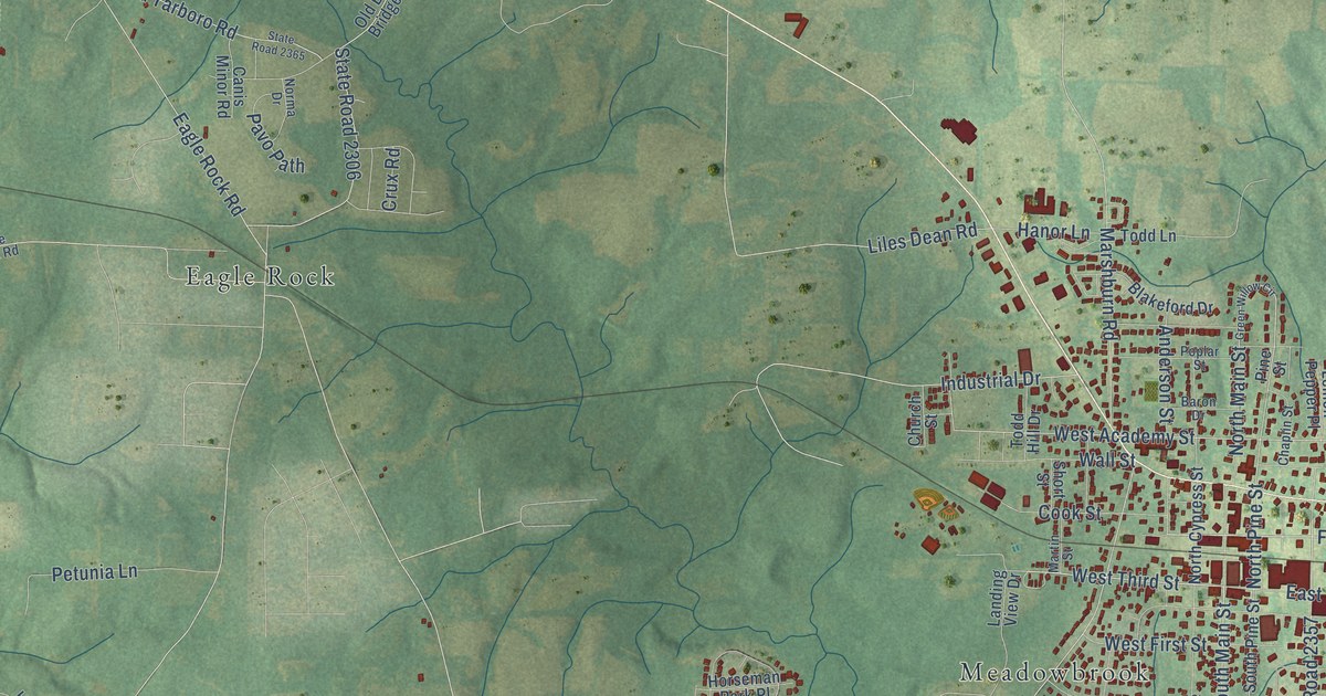 Map of Wendell, North Carolina in 2026