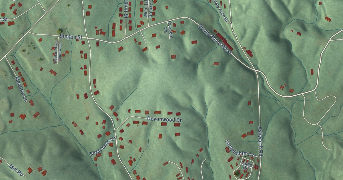 Map of West Marion, North Carolina in 2026