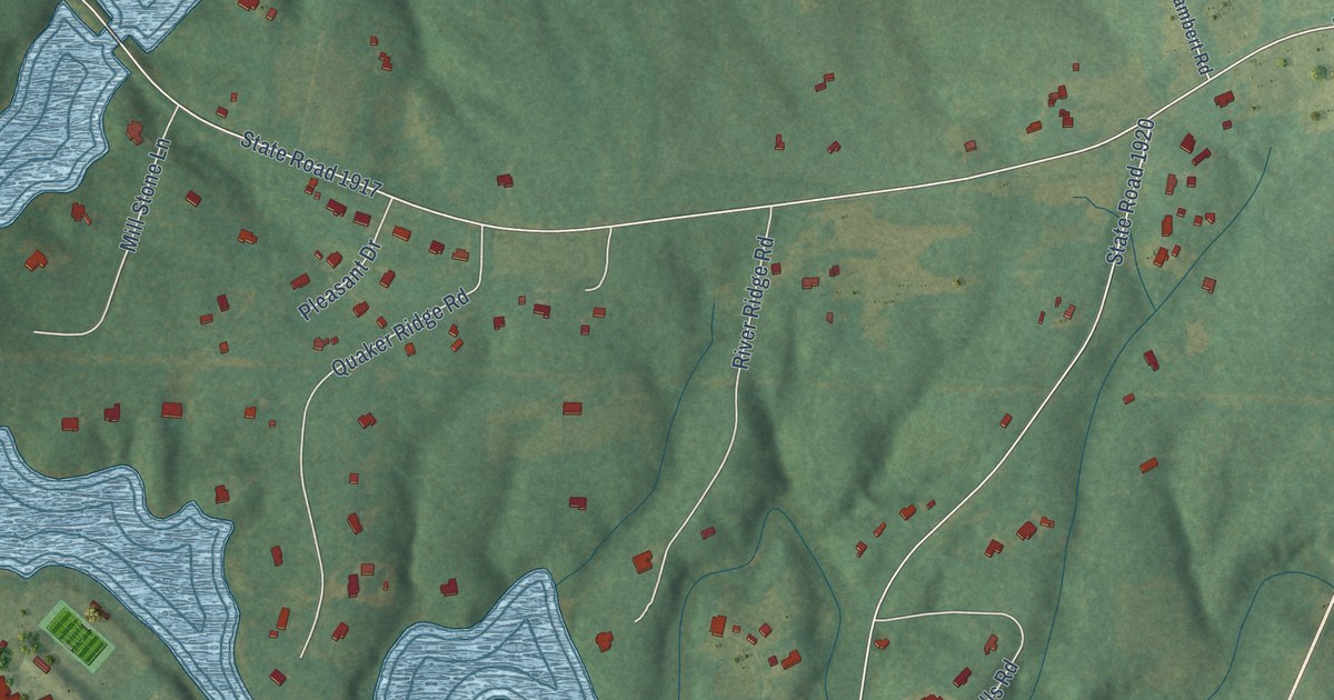 Map of Woodlawn, North Carolina in 2026