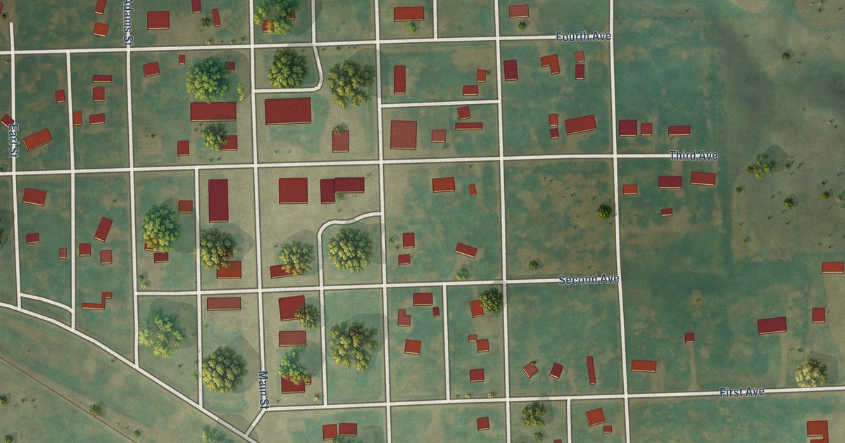 Map of Adams, North Dakota in 2026