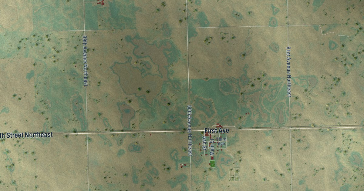 Map of Alsen, North Dakota in 2026