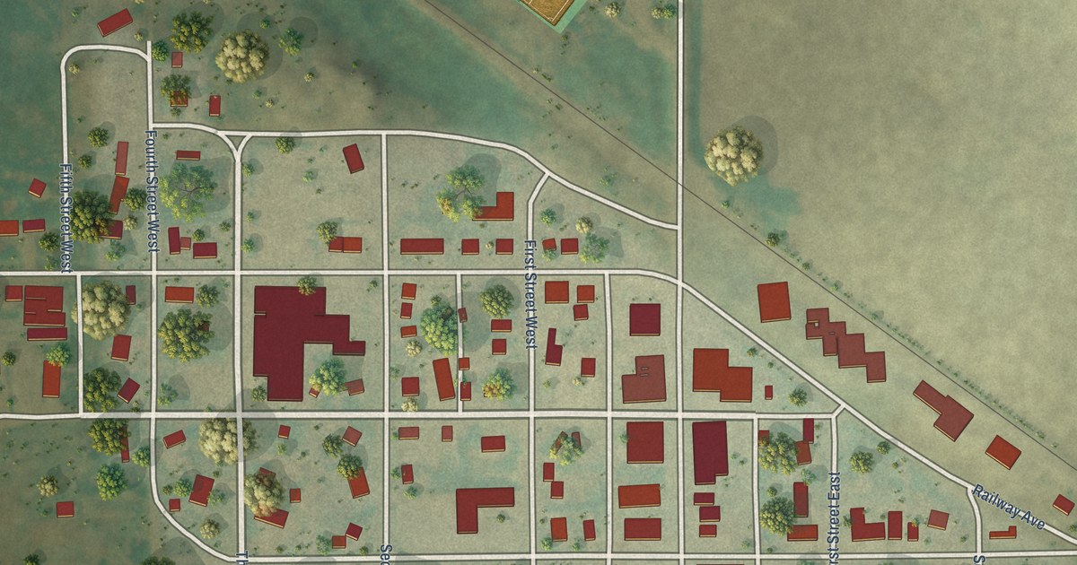 Map of Anamoose, North Dakota in 2026