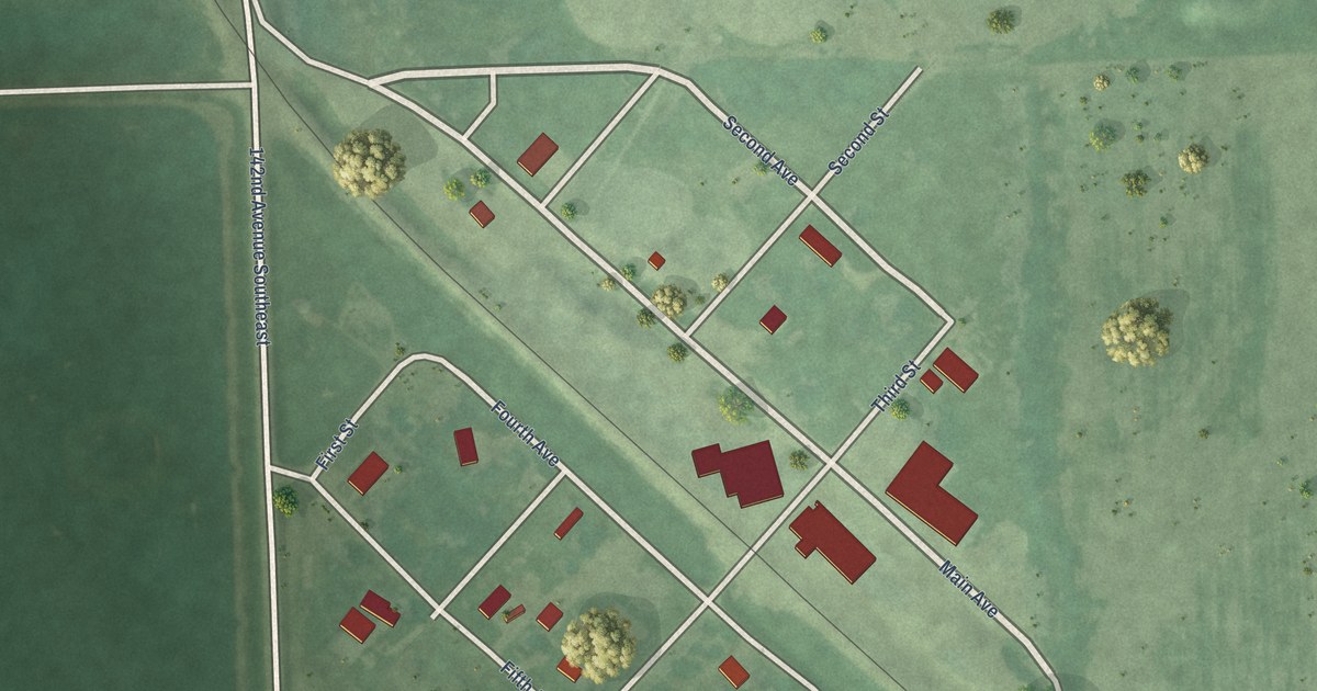 Map of Ayr, North Dakota in 2026