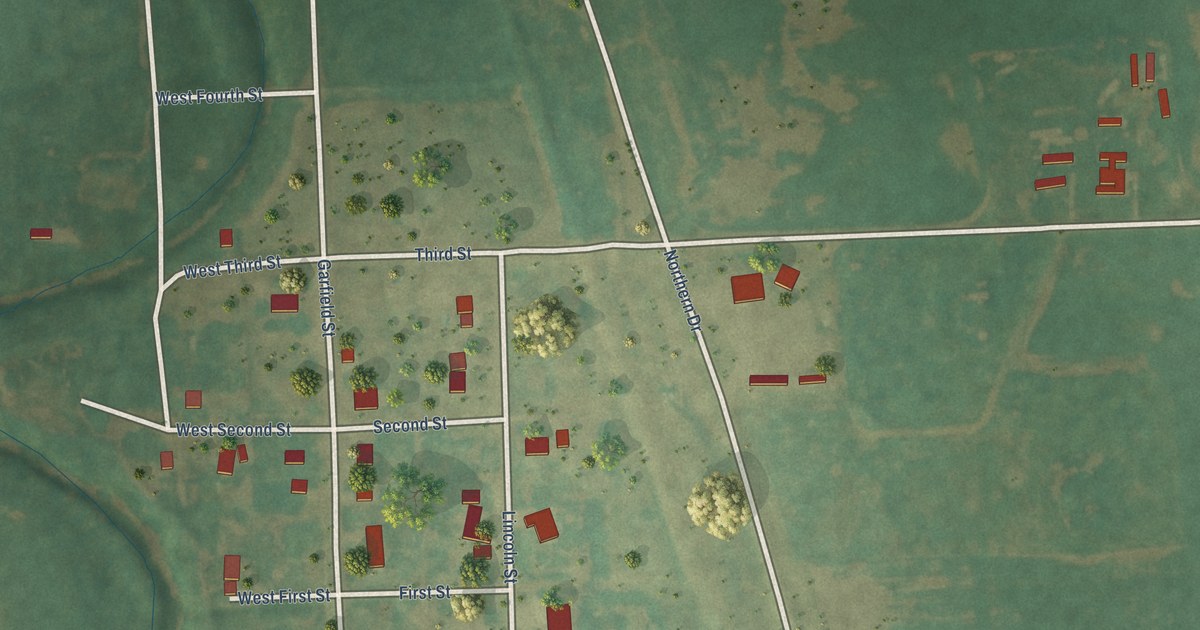 Map of Bathgate, North Dakota in 2026