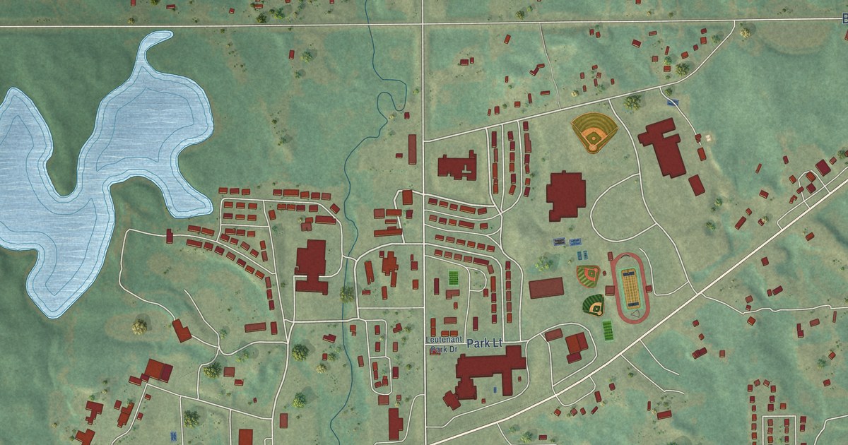 Map of Belcourt, North Dakota in 2026