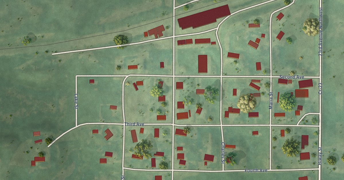 Map of Benedict, North Dakota in 2026