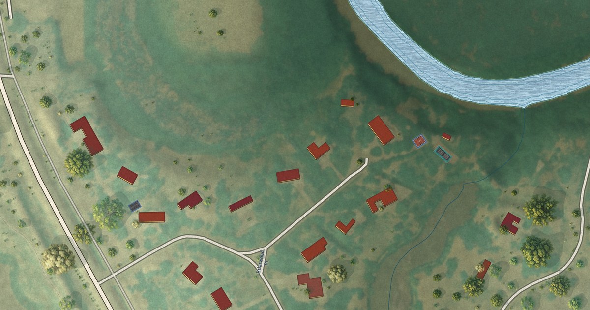 Map of Briarwood, North Dakota in 2026