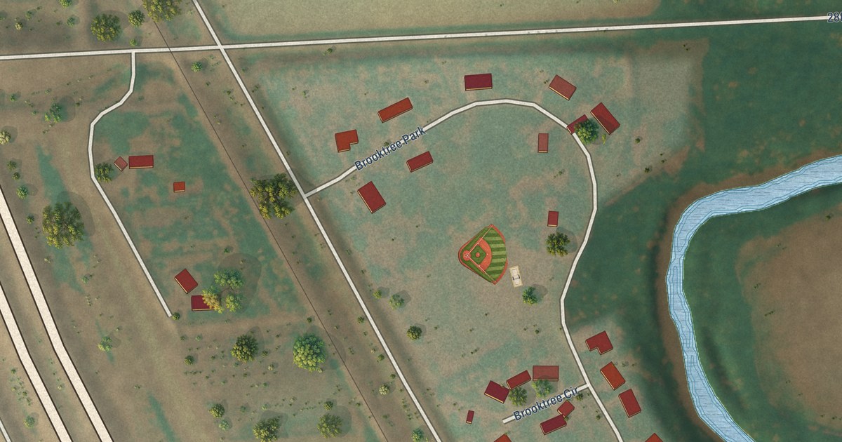 Map of Brooktree Park, North Dakota in 2026