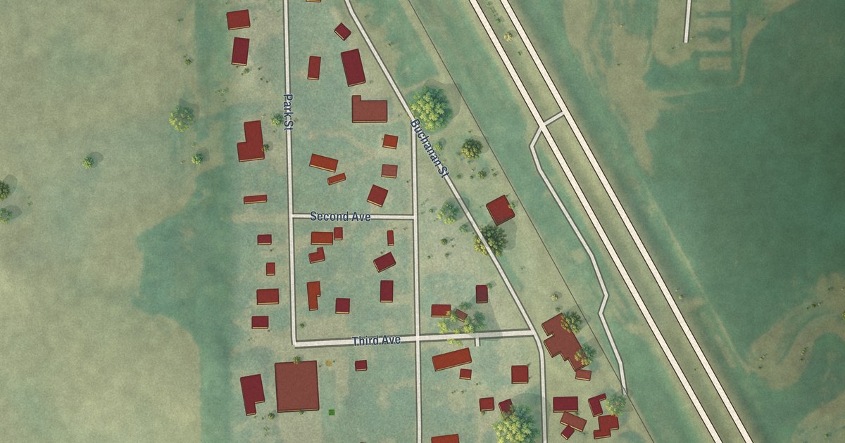 Map of Buchanan, North Dakota in 2026