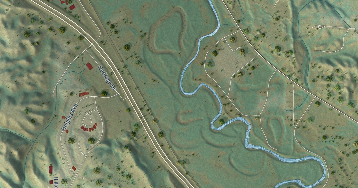 Map of Burlington, North Dakota in 2026