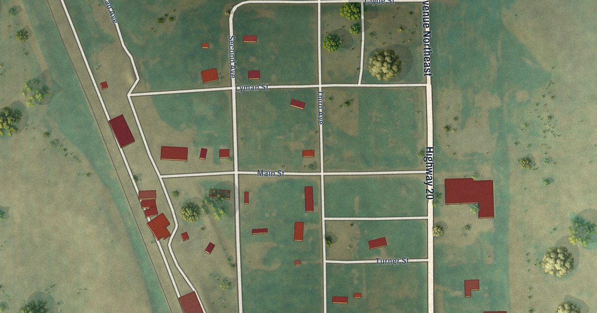 Map of Calvin, North Dakota in 2026