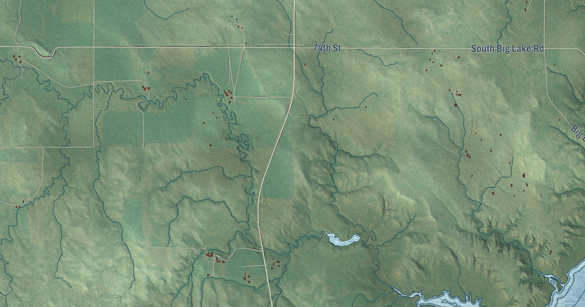 Map of Cannon Ball, North Dakota in 2026