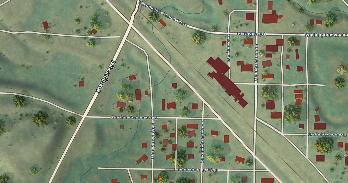 Map of Carpio, North Dakota in 2026