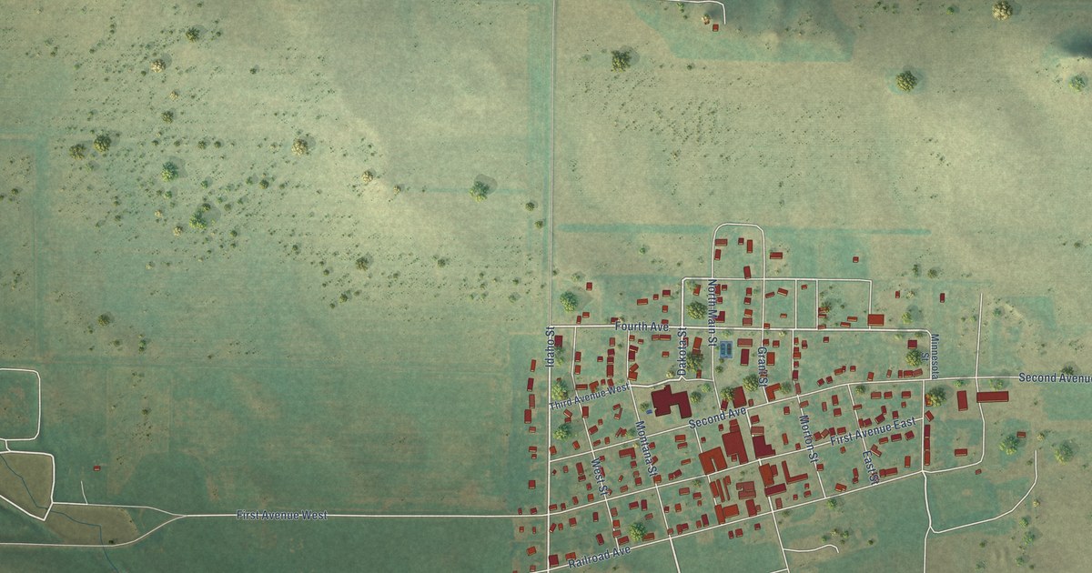Map of Carson, North Dakota in 2026