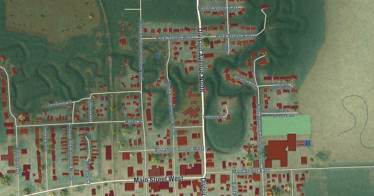 Map of Cavalier, North Dakota in 2026
