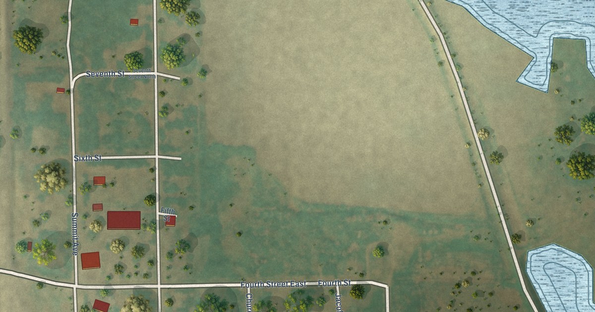 Map of Churchs Ferry, North Dakota in 2026