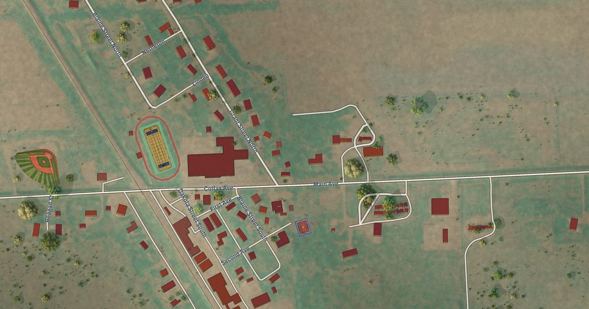 Map of Colfax, North Dakota in 2026