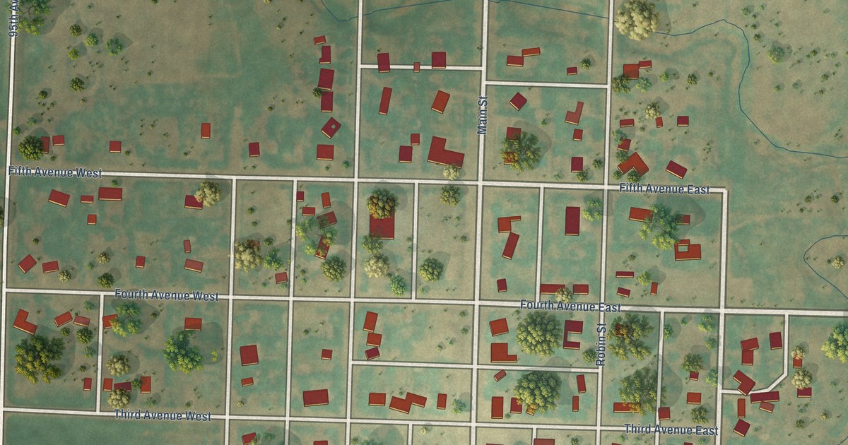 Map of Columbus, North Dakota in 2026