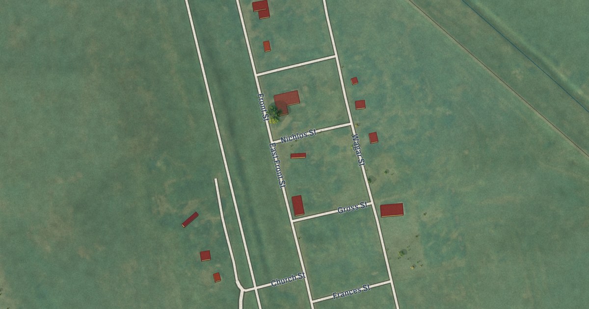 Map of Conway, North Dakota in 2026