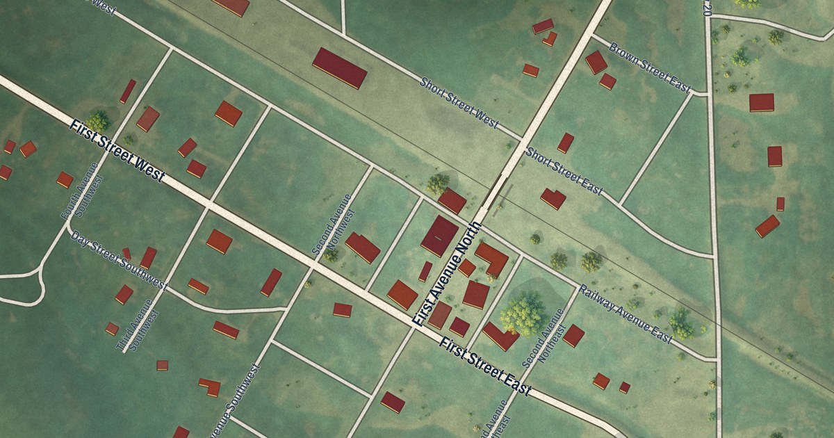 Map of Courtenay, North Dakota in 2026