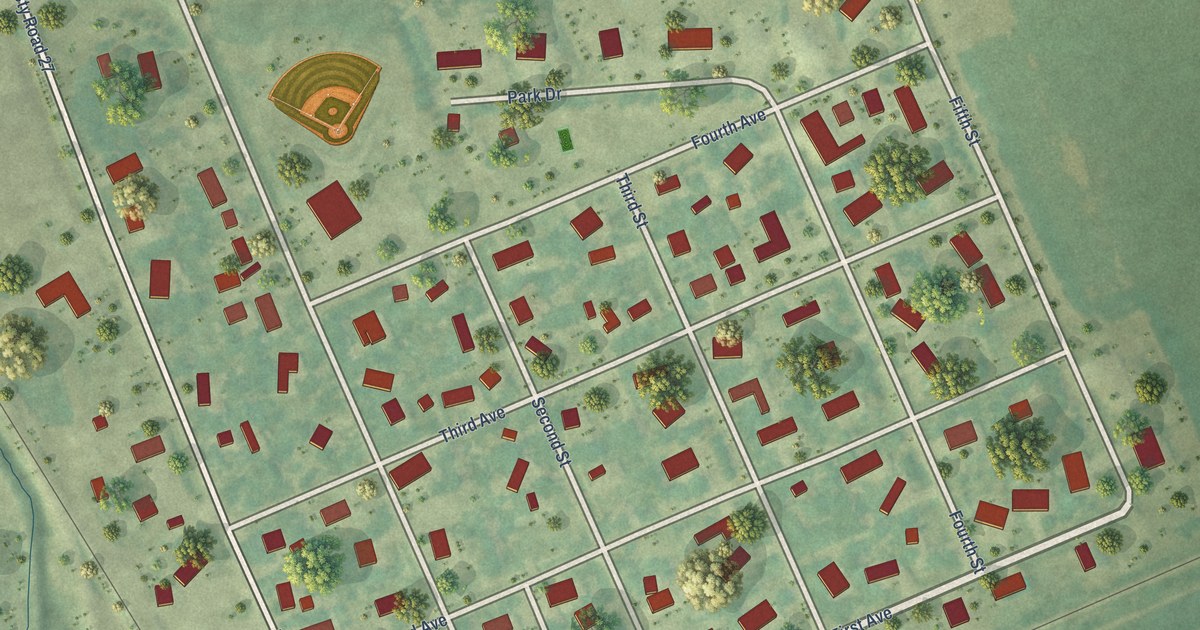 Map of Davenport, North Dakota in 2026