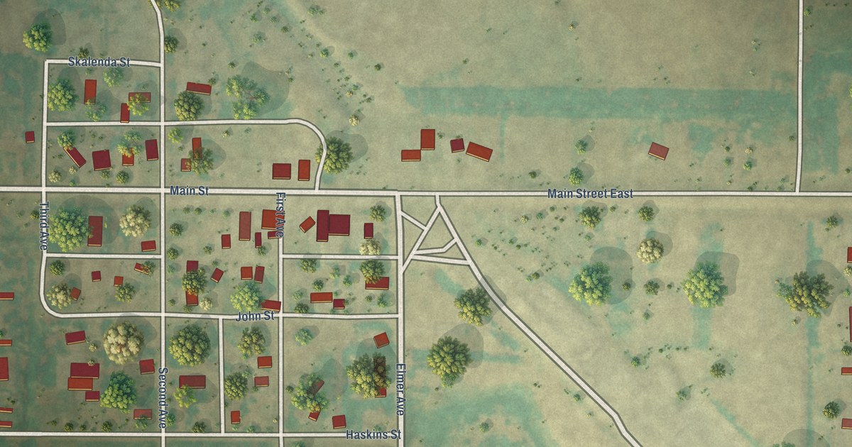 Map of Deering, North Dakota in 2026