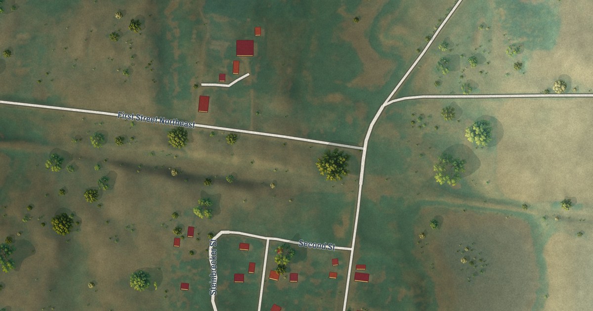 Map of Denhoff, North Dakota in 2026