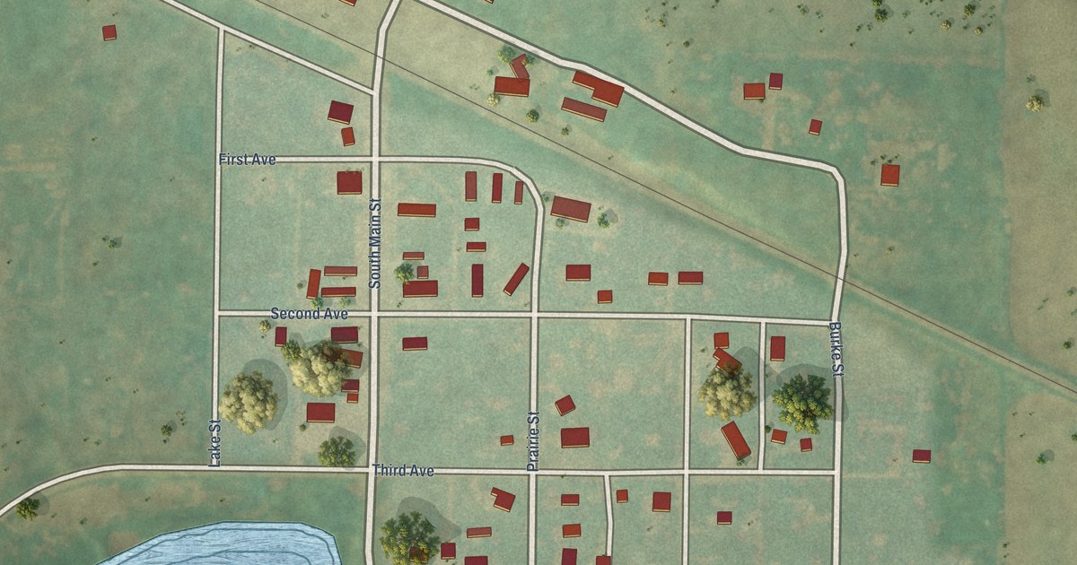 Map of Douglas, North Dakota in 2026