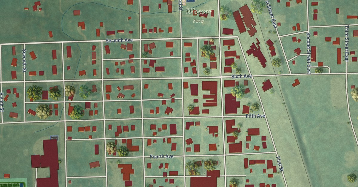 Map of Edgeley, North Dakota in 2026