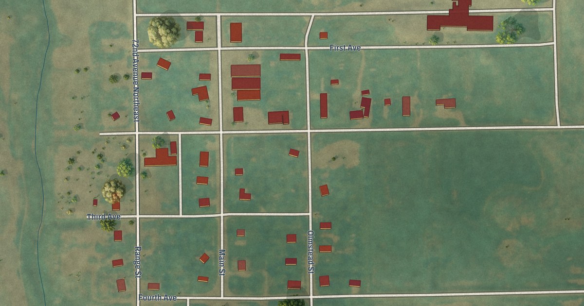 Map of Egeland, North Dakota in 2026