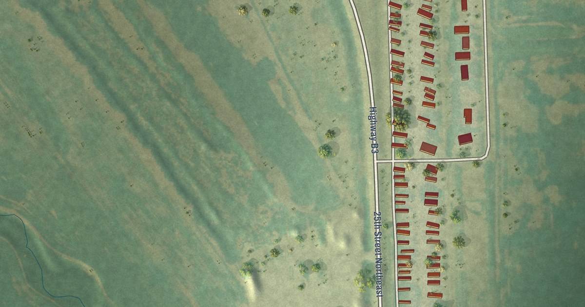 Map of Emerado, North Dakota in 2026