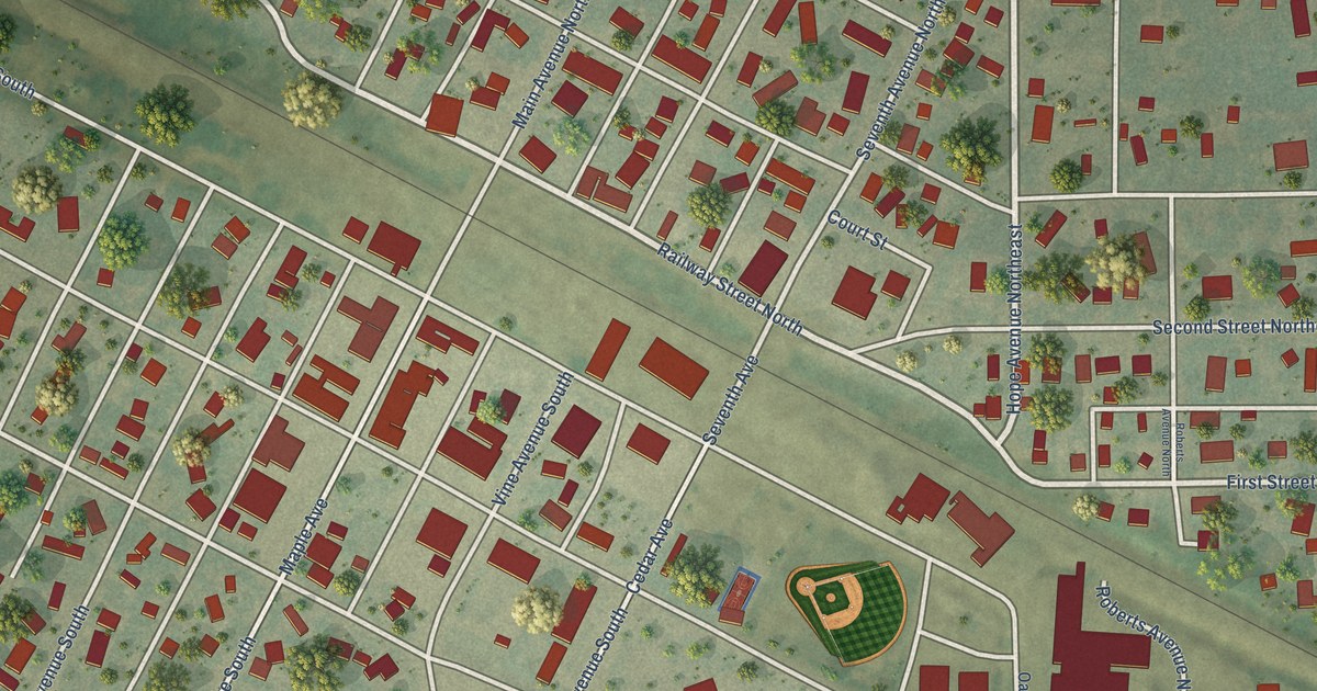 Map of Fessenden, North Dakota in 2026