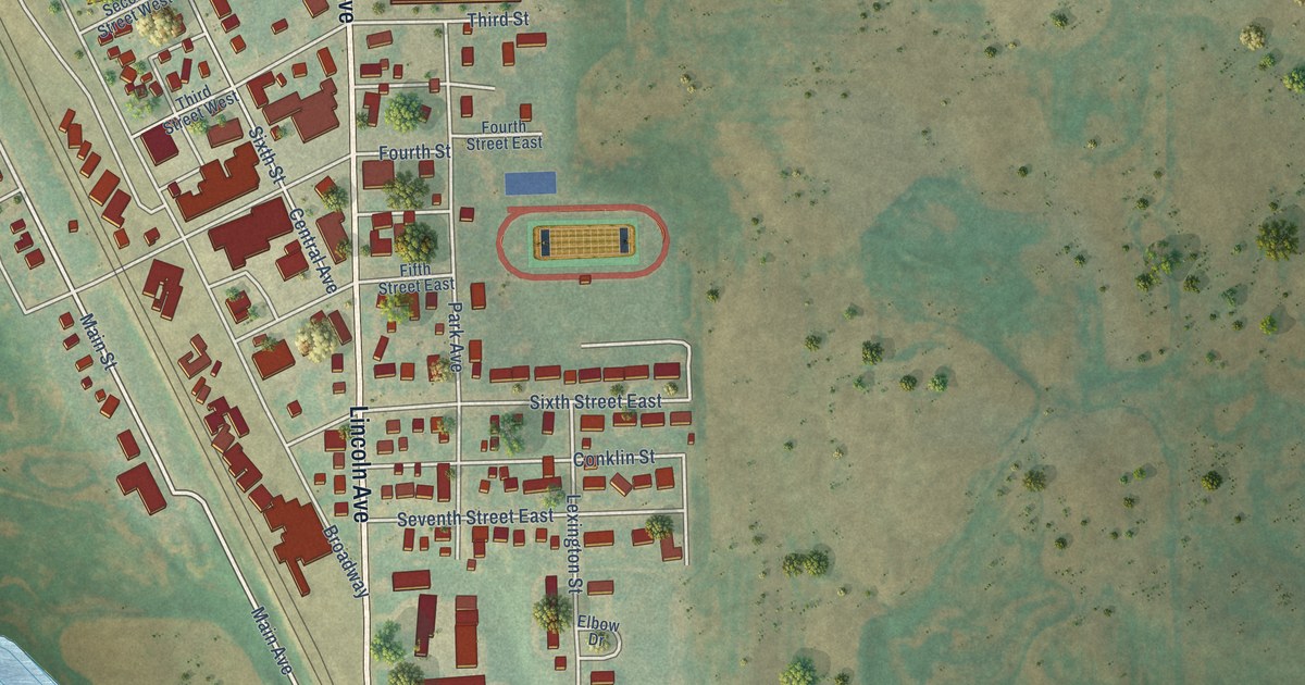Map of Finley, North Dakota in 2026