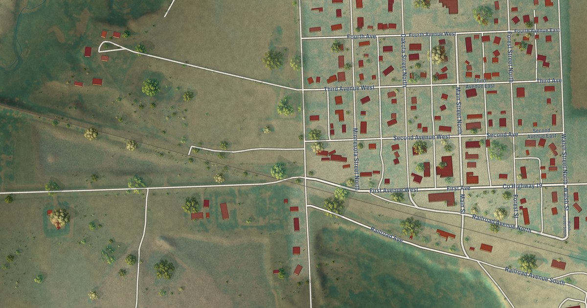 Map of Fordville, North Dakota in 2026