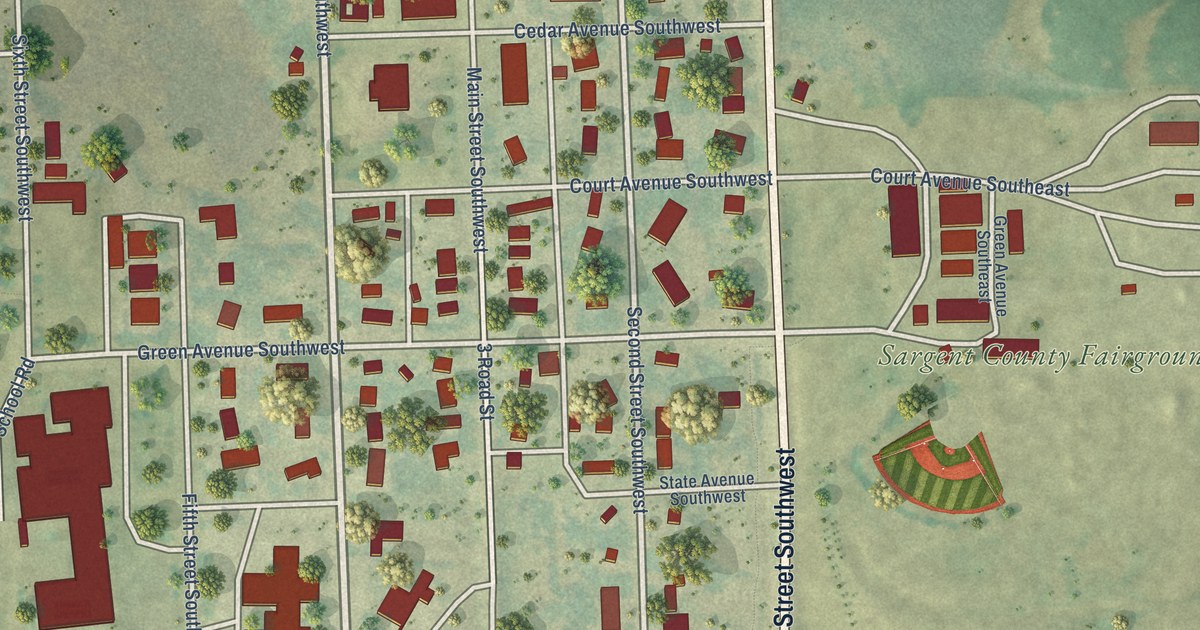 Map of Forman, North Dakota in 2026