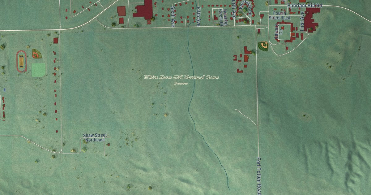 Map of Fort Totten, North Dakota in 2026