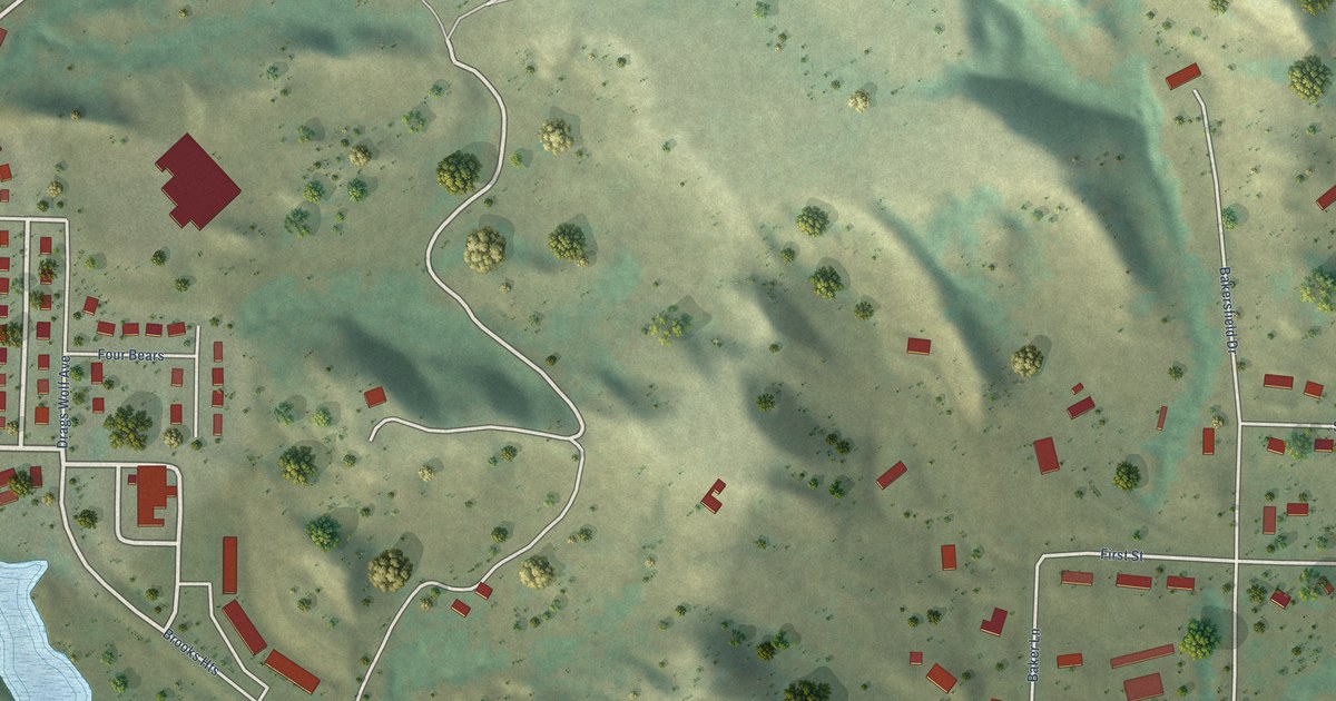 Map of Four Bears Village, North Dakota in 2026