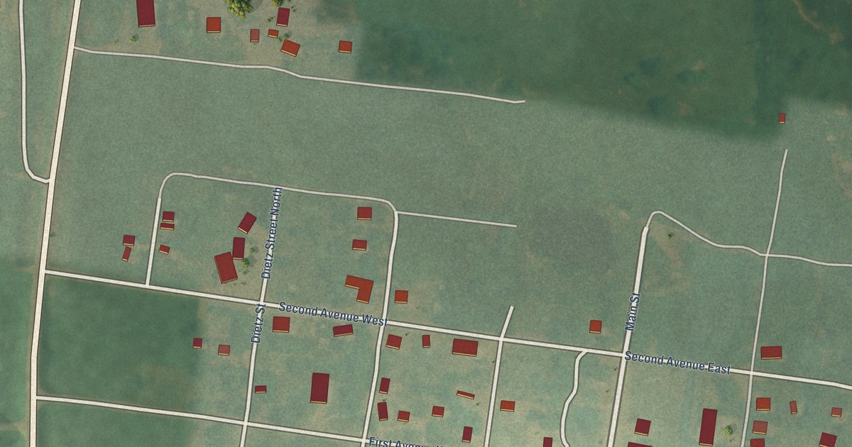 Map of Fredonia, North Dakota in 2026
